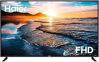 تلفزيون 32 بوصة بتقنية FHD من هاير، LED بدقة 1080 بكسل، نظام تشغيل اندرويد 11، أسود