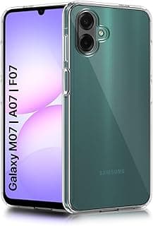 Case for Samsung Galaxy A07 Transparent Soft TPU Silicone Bumper Case Cover