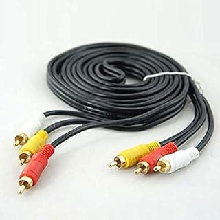 كابل صوت/فيديو 2B - عدد 3 أطراف RCA إلى 3 أطراف RCA