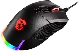 CLUTCHGM50 Gaming USB RGB Adjustable up to 7200 DPI 1ms 6 Buttons Desktop Laptop Gaming Grade Optical Mouse (Clutch GM50)
