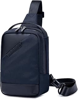 Crossbody Bags Sling Backpack，Multipurpose Cross body Shoulder Bag for Men and Women Chest Bag Travel Hiking Daypack-XB00693-Blue