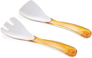 Omada SQUARE Salad Servers Set - Orange