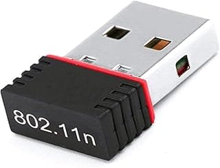محول واي فاي USB صغير Exon X1070 بسرعة 300 ميجابت، كارت شبكة لاسلكي للكمبيوتر واللابتوب