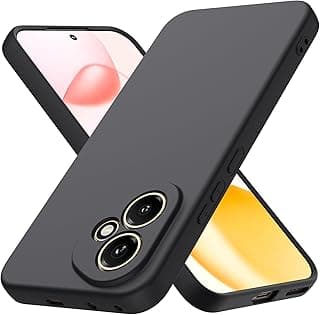 جراب لهاتف Honor 400 5G، سيليكون سائل ناعم TPU واقي فائق النحافة ضد الصدمات، متوافق مع Honor 400 5G - أسود