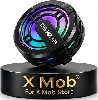 X Mob A03 Semiconductor Phone Cooler, RGB Lighting, Super Cooling, Magnetic Compatible with All Phones, Quiet Operation, USB Type-C