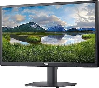 شاشة 22 انش E2222H FHD 1920x1080، 60Hz، استجابة 5 مللي ثانية، شاشة ال سي دي باضاءة خلفية LED، منفذ عرض، تثبت على الحائط، ضبط الامالة، ضمان 1 سنوات - مثالية للمكتب والبرمجة والاعمال