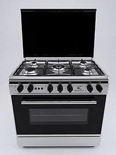 Cooker 5 Burners 80x60 Full Stainless Steel -Auto Ignition - Armacook