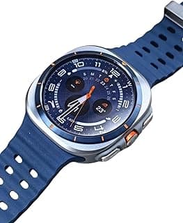 ساعة سامسونج Galaxy Watch Ultra (2025) تيتانيوم أزرق، LTE، مقاس 47mm، هيكل تيتانيوم متين، مراقبة صحية بالذكاء الاصطناعي (نسخة الإمارات)