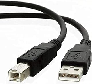 كابل USB 2.0 لتوصيل جهاز الكمبيوتر بالطابعة أو الماسح الضوئي أو القرص الصلب