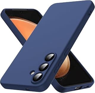 Case for Samsung Galaxy S25 FE 5G 4G / 5G, Liquid Silicone Case, Ultra Protective Anti-Shock Case for Samsung S25 FE - Midnight Blue