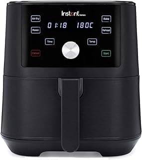 Vortex Digital Single Drawer Air Fryer with Easy to Use 4 Smart Programmes - Air Fry, Bake, Roast and Reheat Capacity, Black - 5.7 Litre, 1700W, 2 Years Manufacturer's Warranty