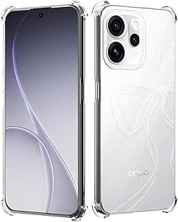 Case Compatible with Reno 15 Pro Clear Case Soft TPU Silicone Bumper Reinforced Corner Full Camera Protection Transparent Cover
