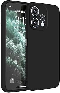 HAFFAN TPU Silicone Case Compatible with OPPO Reno15 5G / OPPO Reno 15 5G (6.32"), Protective Mobile Phone Case - Black