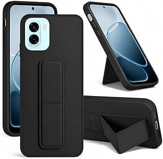 جراب خلفي مغناطيسي للسيارة سيليكون ناعم مع حامل عمودي غطاء مضاد للبصمات حماية كاملة لـ Oppo A6X 4G / 5G / Oppo A6 4G / 5G