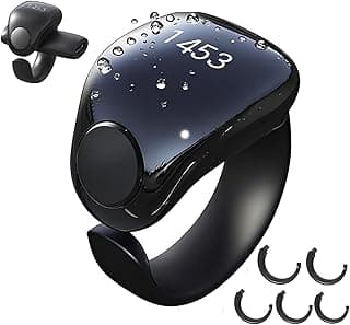 خاتم تسبيح خاتم تسبيح الكتروني خاتم الاستغفار, Tasbih Ring Smart tasbih Ring Boat OLED display,IPX67 Waterproof,Battery Life Can Be Up to 20 Days,5 Interchangeable Rings（16mm/18mm/20mm/22mm/24mm）