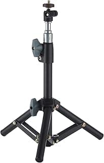 Mini Projector Stand, Adjustable Height and Angle, Perfect for Office, Home, Stage or Studio, 32-44cm Mount