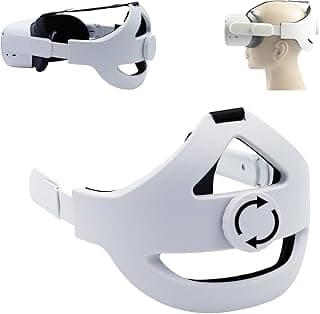 حزام رأس قابل للتعديل Angju Elite لـ Oculus Quest 2 مع وسادة مريحة لتقليل ضغط الرأس في الواقع الافتراضي