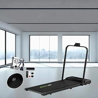 Treadmill Smart Fit Remote 3800, Pl Slim with Control Arm During exercise 1.5 HP motor weight 100 kg Screen to measure speed, time and distance, Bluetooth, easy to move and store, speed 9 km/h