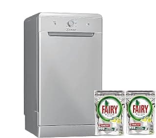 DSFE1B10S Dishwasher with 10 Place Settings, 45cm, 2 Pieces - 18 Capsules