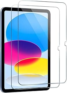 Screen Protector for iPad A16 2025 11th/10th 2022 Generation (11-inch/10.9) 9H Tempered Glass [Face ID & Apple Pencil Compatible] HD Clear Case Friendly[2 Pack]