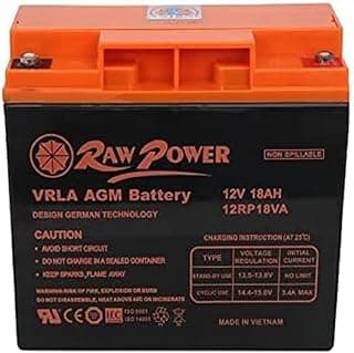 بطارية 12 فولت 18 امبير AGM/VRLA RAW POWER
