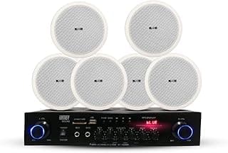 Sound System 6 Sound System Ceiling Speakers 6W Speaker 60W Intersound