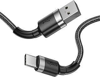 USB C Charger Cable, 3A Fast USB C Cable Nylon Braided Data Sync Type C Charger Cable Compatible with Samsung Galaxy S22 S21 S20 S10 S9 Note 10 9, Huawei P30, Pixel, Xiaomi, Sony Xperia