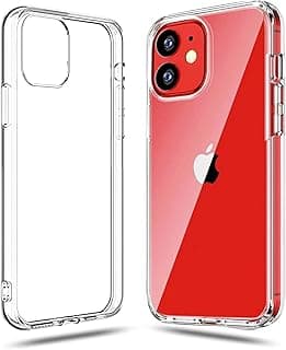 Case Compatible with iPhone 12/12 Pro Case Crystal Clear Soft TPU Gel Case Flexible Silicone Anti-Scratch Transparent TPU Cover - Clear