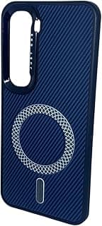 3mara sto re Case Compatible with Infinix Hot 60 Pro PLUS Carboni Youth Striped Design New High Quality Case (Navy)