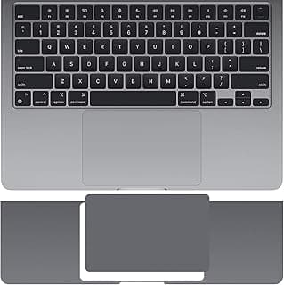 غطاء حماية لمسند اليد OJOS متوافق مع ابل MacBook Air 13.6 بوصة 2023 2022 بشريحة M2 موديل A2681، ملصق حماية ضد الخدش (رمادي فلكي)