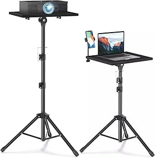 Adjustable Tripod Stand for Laptop and Projector, Height from 56 to 119 cm