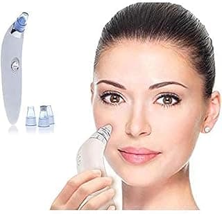 4 in 1 Multi-function Blackhead Remover Tool, Facial Cleanser Device, Electric Derma Suction Machine for Whitehead Acne Pimple Pore Cleaner, Nose and Skin Care Tool