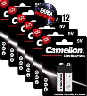 Camelion 9V Extra Heavy Duty Battery 12 Packs