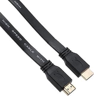 Cable hdmi flat 1.5m - black, USB