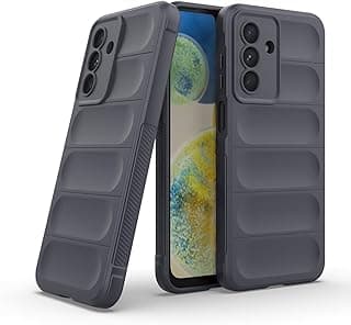 Silicone Case for Samsung Galaxy A17 4G / 5G Heavy Duty Protective Case [Slim Fit] Shockproof Soft Flexible Protective Design Shock-Absorption TPU Cover With Camera Protection (Dark Gray)