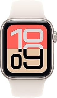 Apple Watch SE 3 40mm Starlight Aluminium Case GPS Sport Band (S/M) [2025]