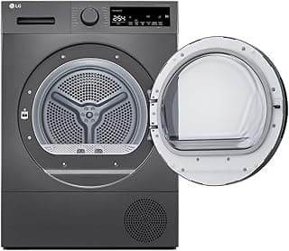 Automatic Tumble Dryer - Heat Pump Dryer - 8kg, Dark Silver - RH80T2SP7RM