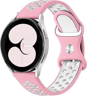 حزام رياضي سيليكون 20 مم لساعة سامسونج Gear Sport/Watch 6/5/4 40mm 44mm/Watch 6 Classic 43mm 47mm/Watch 5 Pro/S2 classic/active 2 40mm 44mm/Amazfit GTS 2/2e/3/4/2 3 4 mini/Bip 3/3 Pro