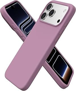 Silicone Case for iPhone 17 Pro Max 6.9 inch, iPhone 17 Pro Max Slim Liquid Silicone Mobile Phone Case, Anti-Scratch Shockproof Protective Case for iPhone 17 ProMax (2025 (Dark Purple)