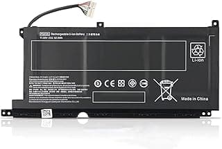 PG03XL HSTNN-DB9G HSTNN-OB1I L48430-AC1 L48495-005 L48430-2C1 Laptop Battery Compatible with HP Pavilion Gaming 15-DK 15-dk0000 15-DK0125TX OMEN 5X FPC52 Series (11.55) V 52.5 Wh)