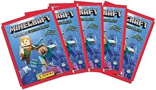 5 ملصقات ماين كرافت تريجر (+ 1 ألبوم + 20 ماين كرافت تريجر از افاليفبي) من بانيني