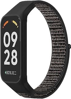 استيك نايلون لـ Redmi Smart Band 2 / شاومي Smart Band 8 Active، سوار رياضي ناعم وجيد التهوية للرجال والنساء