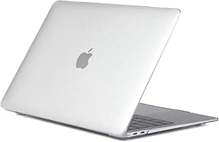 Se7enline Compatible with MacBook Air 13 inch case Clear 2018/2019/2020/2021/2022/2023/2024 Crystal Hard Shell case for Mac Air 13 Inch with Touch ID Model A1932/A2337/A2179 Cover, Transparent