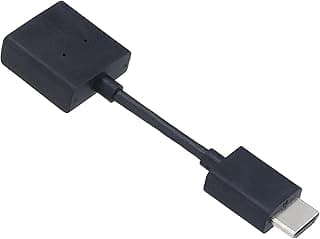 كابل HDMI 1966 ذكر إلى أنثى - أسود