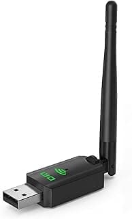 DM AD083 Wireless USB WiFi Adapter 650Mbps with External Antenna 5dBi for PC Laptop