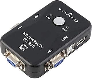 صندوق مفاتيح USB 2.0 في جي ايه/اس في جي ايه لمشاركة الشاشة ولوحة المفاتيح والماوس من كيه في ام