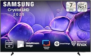 تلفزيون سامسونج 75 بوصة UA75U8000FUXEG [موديل 2025] بمعالج كريستالي وشاشة ال اي دي بدقة 4K من سامسونج، تيتان جراي (رمادي)