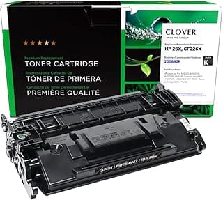خرطوشة حبر معاد تصنيعها لطابعة اتش بي 26X CF226X من كلوفر- أسود