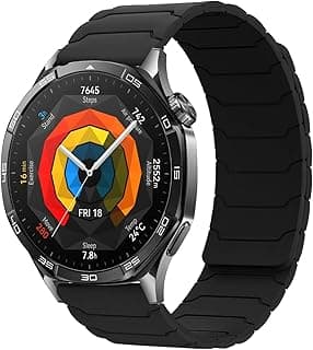 حزام سيليكون مغناطيسي 22 مم لساعة شاومي Redmi Watch 5 Active/5 Lite / سامسونج Galaxy Watch 46mm / Watch 3 45mm / Gear S3 / هواوي (GT6 GT5 GT4 GT3 GT2 GT 46MM) / GT2E / GT6 Pro / GT 5 Pro / Amazfit GTR4 / Bip 6