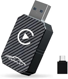 TECHZONE Wireless CarPlay Adapter 2025 Upgraded, Wireless CarPlay Dongle, Converts Wired to Wireless, Plug and Play Car Play Wireless Adapter